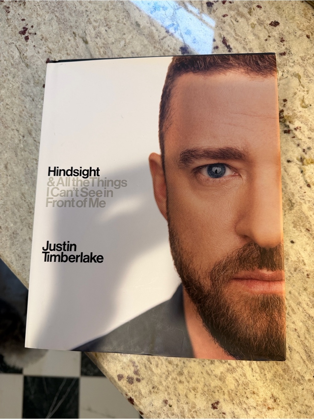 Justin Timberlake Hindsight New Hardcover Book
